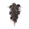Glitzhome® 28"H Halloween Black Rose and Berry Swag with Hanger
